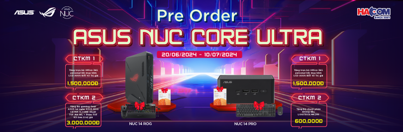 Pre-order PC NUC ROG + NUC Pro