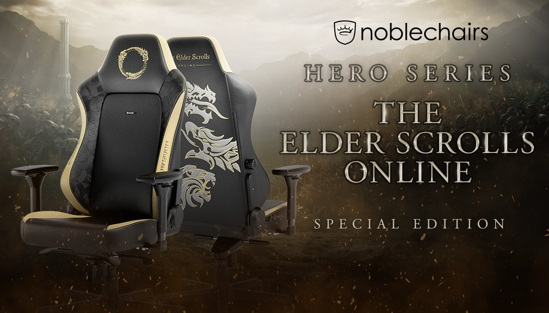 Giới thiệu Ghế Gamer Noblechairs HERO Series The Elder Scrolls Online Special Edition