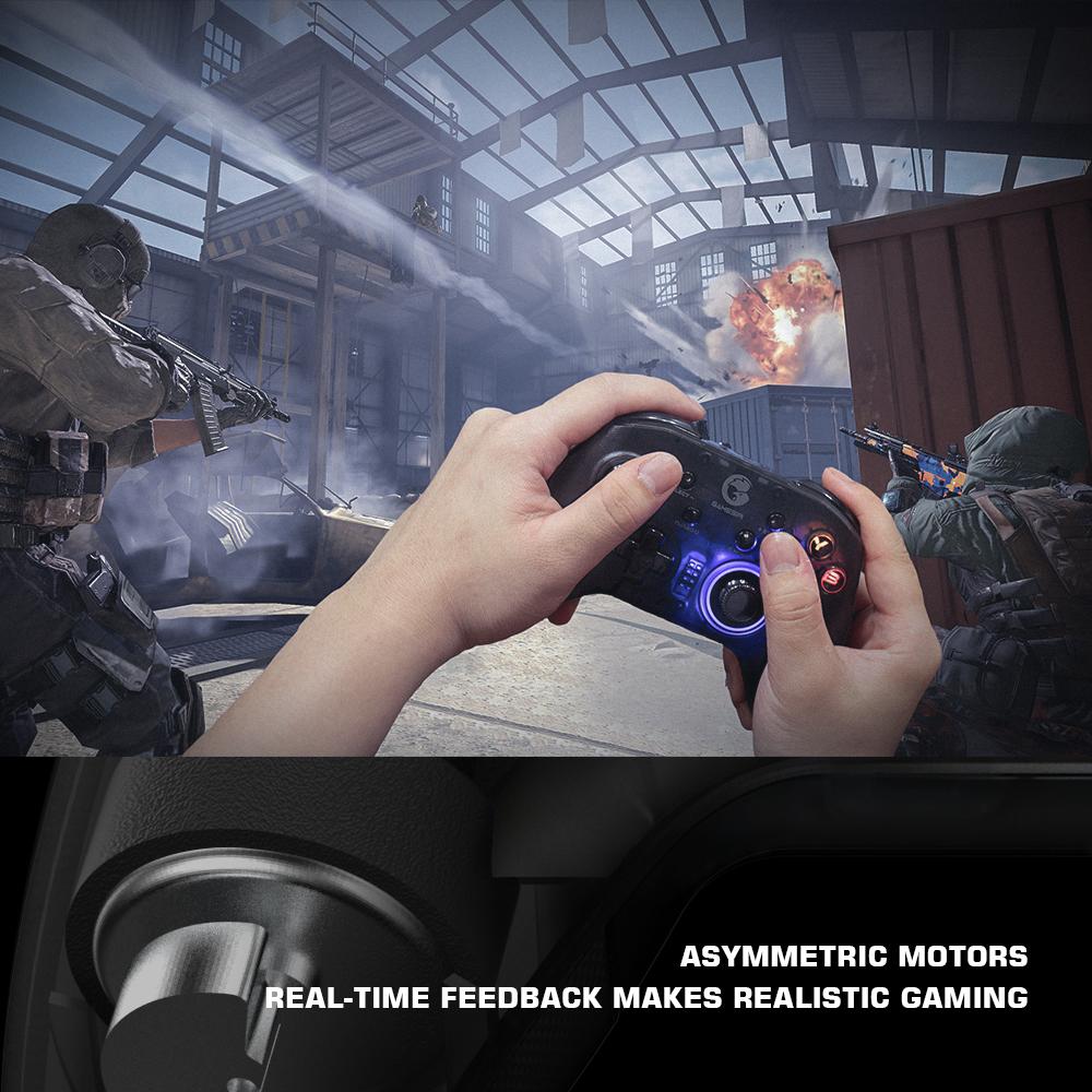 Tay cầm chơi game không dây Gamesir Wireless Controller T4 Pro tích hợp tính năng rung