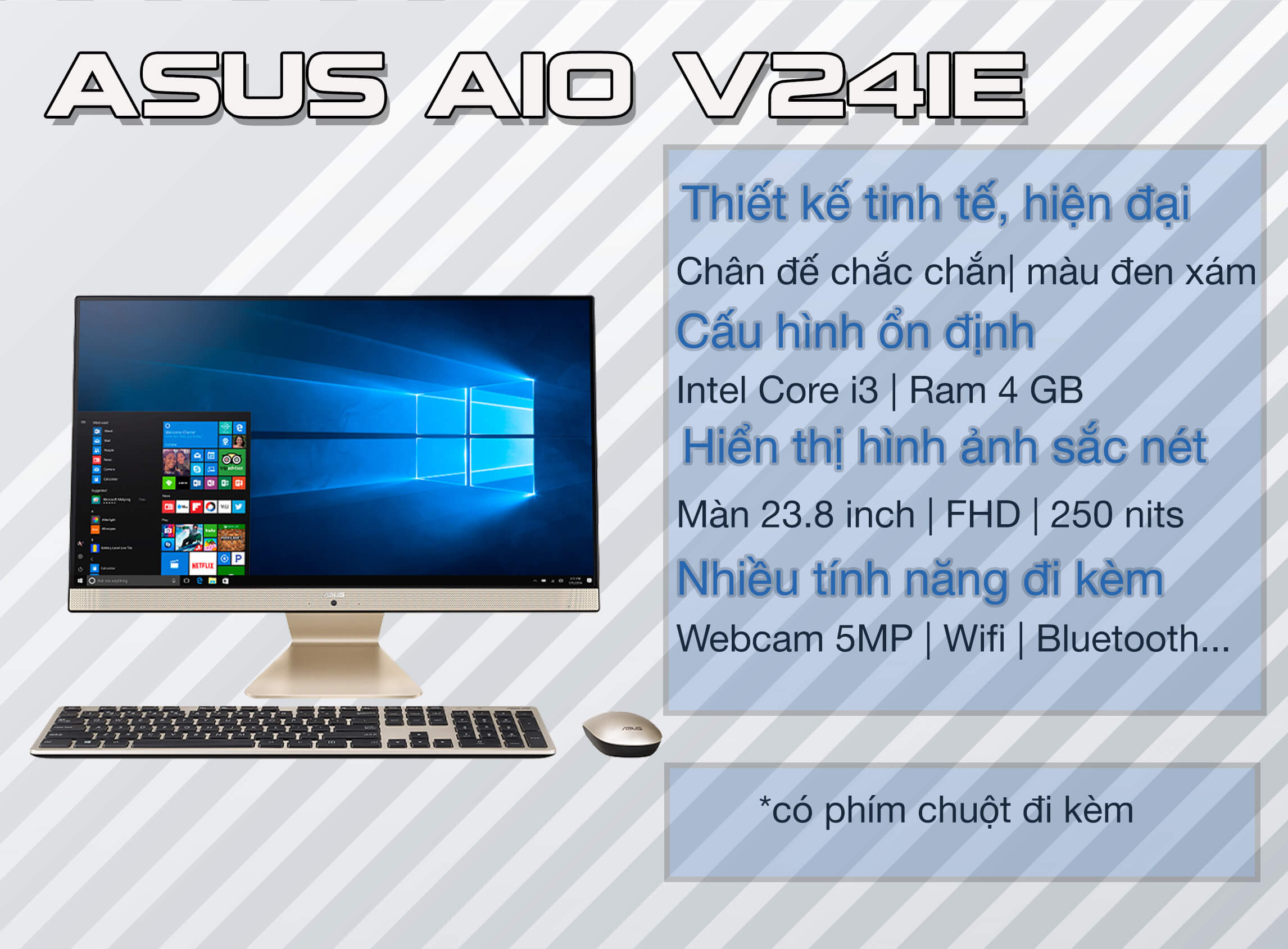 PC Asus All in One V241E 1