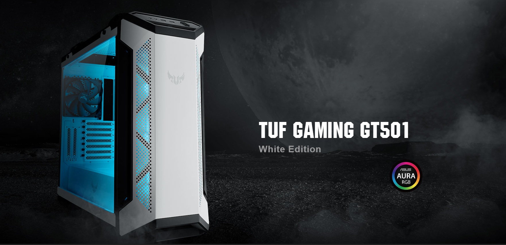Case Asus TUF Gaming GT501 White Edition (Mid Tower/Màu Trắng)