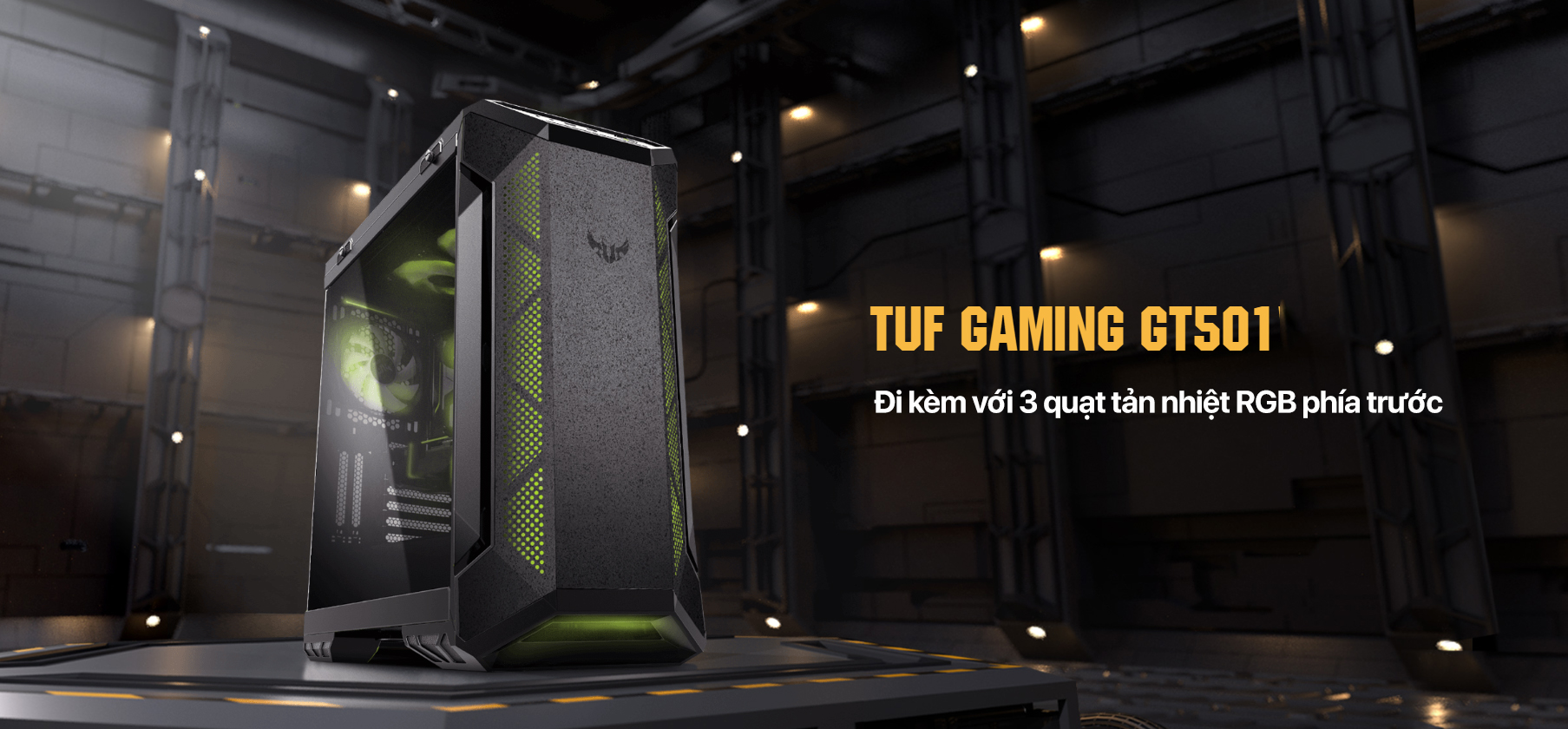 Case Asus TUF Gaming GT501VC - Tempered Glass