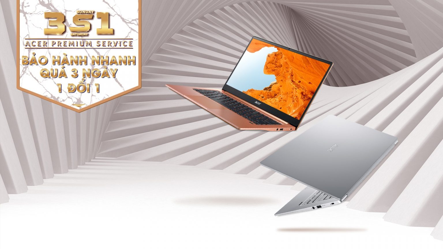 Laptop Acer Swift 3 Super SF314-71-74WD (NX.KAWSV.001) (i7-12700H/16GB RAM/1TB SSD/14.0 inch 2.8K OLED/Win11/Vàng/vỏ nhôm)