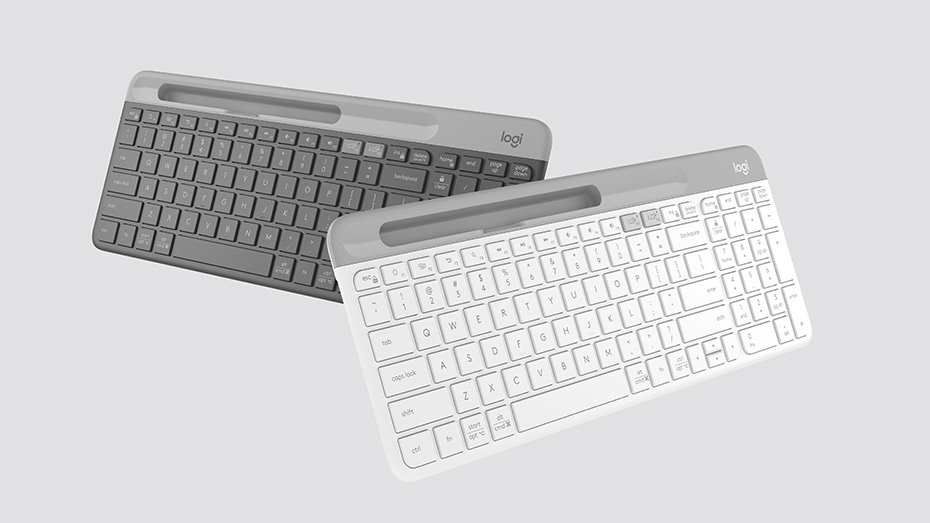 Bàn phím không dây Logitech K580 trắng (USB/Bluetooth) tương thích với nhiều hệ điều hành
