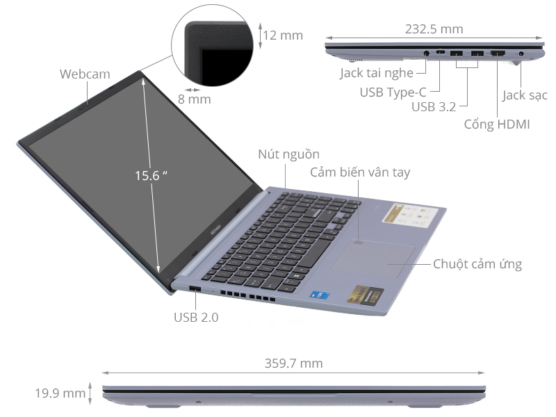 Laptop Asus X1502