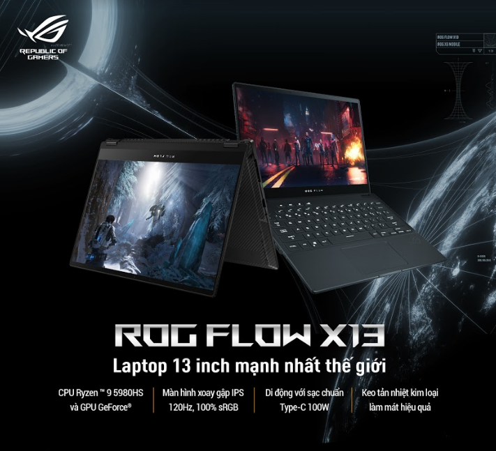 Laptop Asus Gaming ROG Flow X13-1