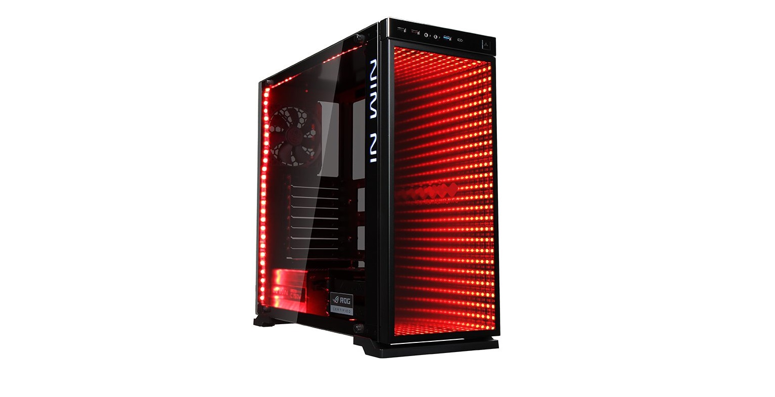  Case In-Win 805 Infinity RGB Led- Aluminium & Tempered Glass Mid-Tower Đen giới thiệu