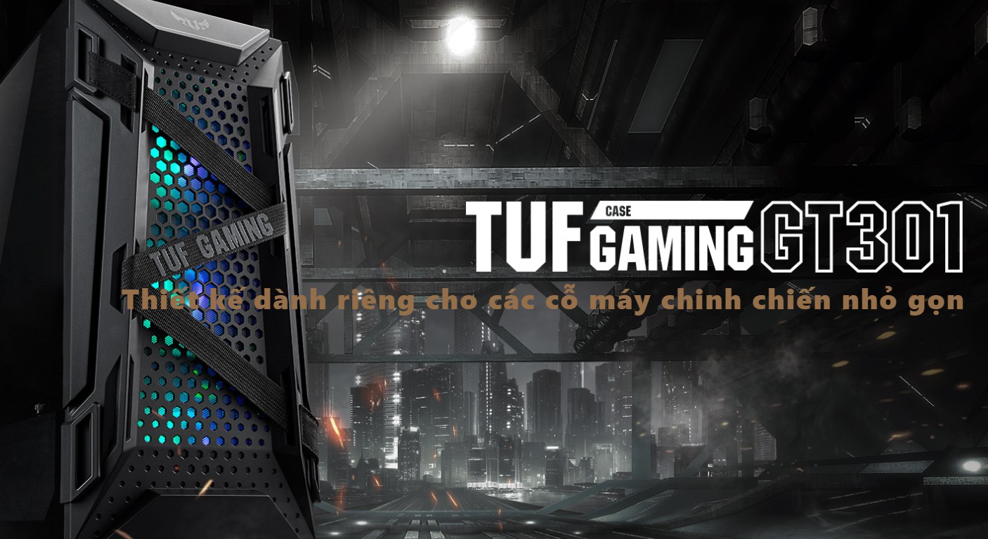 Case Asus TUF Gaming GT301 (Mid Tower/ Màu Đen/ Led ARGB)