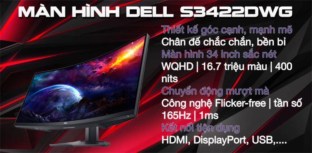 Màn hình Dell S3422DWG 1