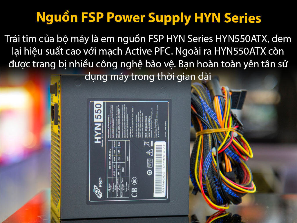 Nguồn FSP Power Supply HYN Series HYN550ATX
