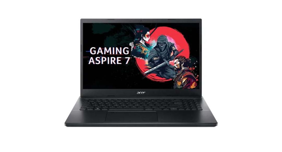 Laptop Acer Gaming Aspire 7 A715-76G-5806 (NH.QMFSV.002) (i5 12450H/16GB RAM/512GB SSD/RTX 3050 4G/15.6 inch FHD 144Hz/Win11/Đen/Vỏ nhôm) ảnh 1
