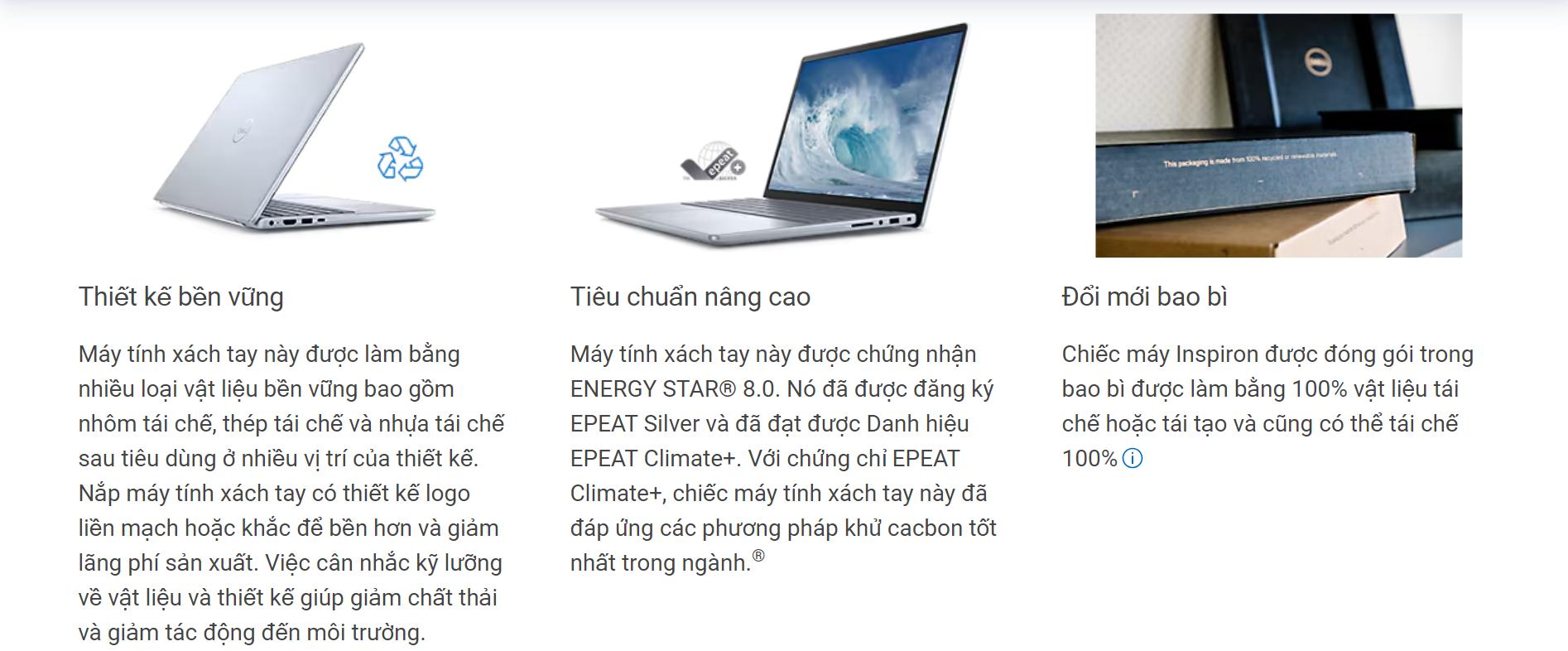 Laptop Dell Inspiron 14 5440 (7FN5J) (Core 7 150U/16GB RAM/1TB SSD/14.0 inch FHD+/Win11/Office HS21/Xanh) ảnh 6