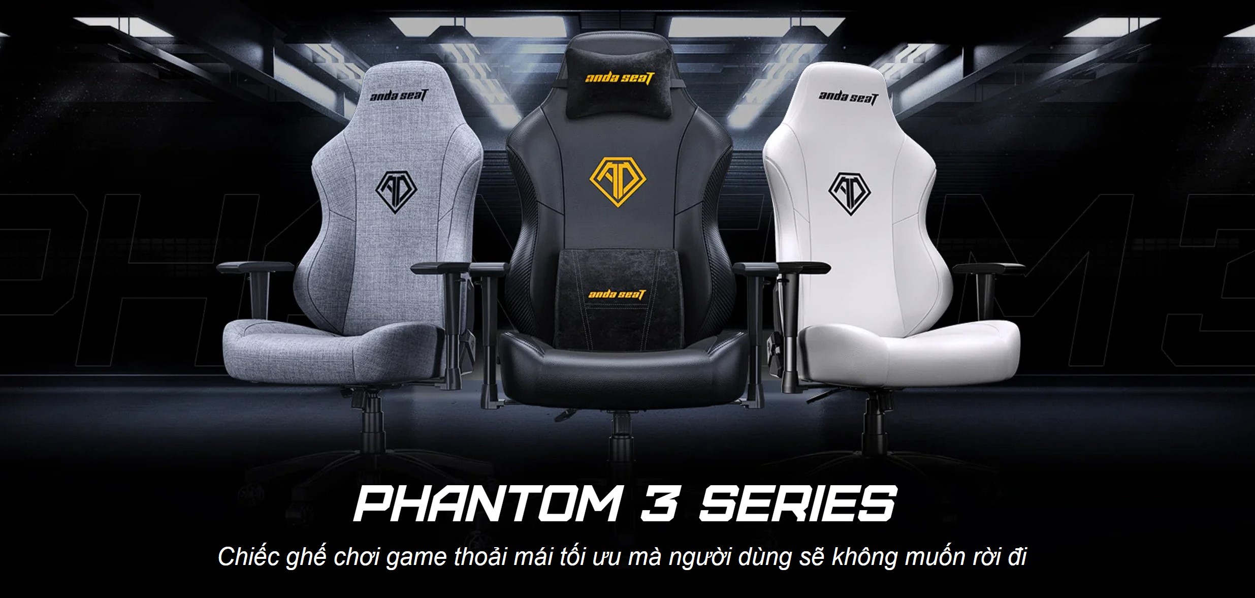 Ghế game Andaseat Phantom 3 Series Premium