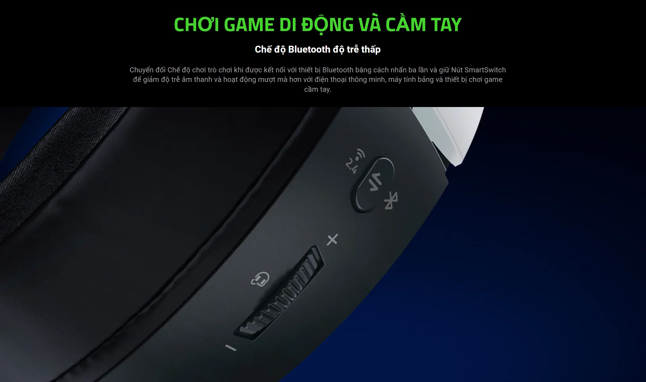 Tai nghe gaming không dây Razer Kaira Pro HyperSpeed - Licensed PlayStation 5 (RZ04-04030200-R3A1)