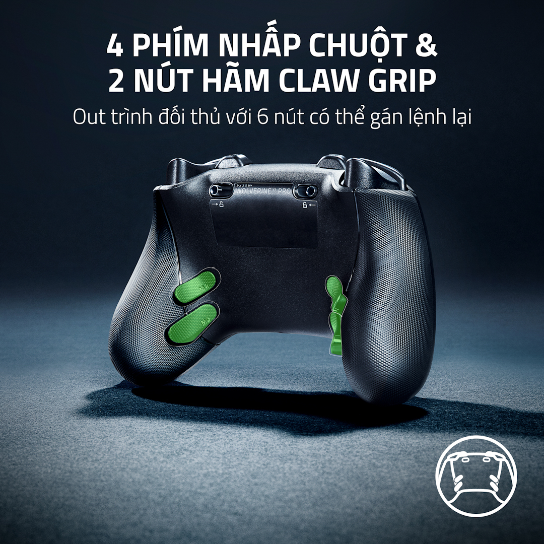 Tay cầm chơi game không dây Razer Wolverine V3 Pro-Xbox Series X/S (RZ06-05200100-R3M1) 2