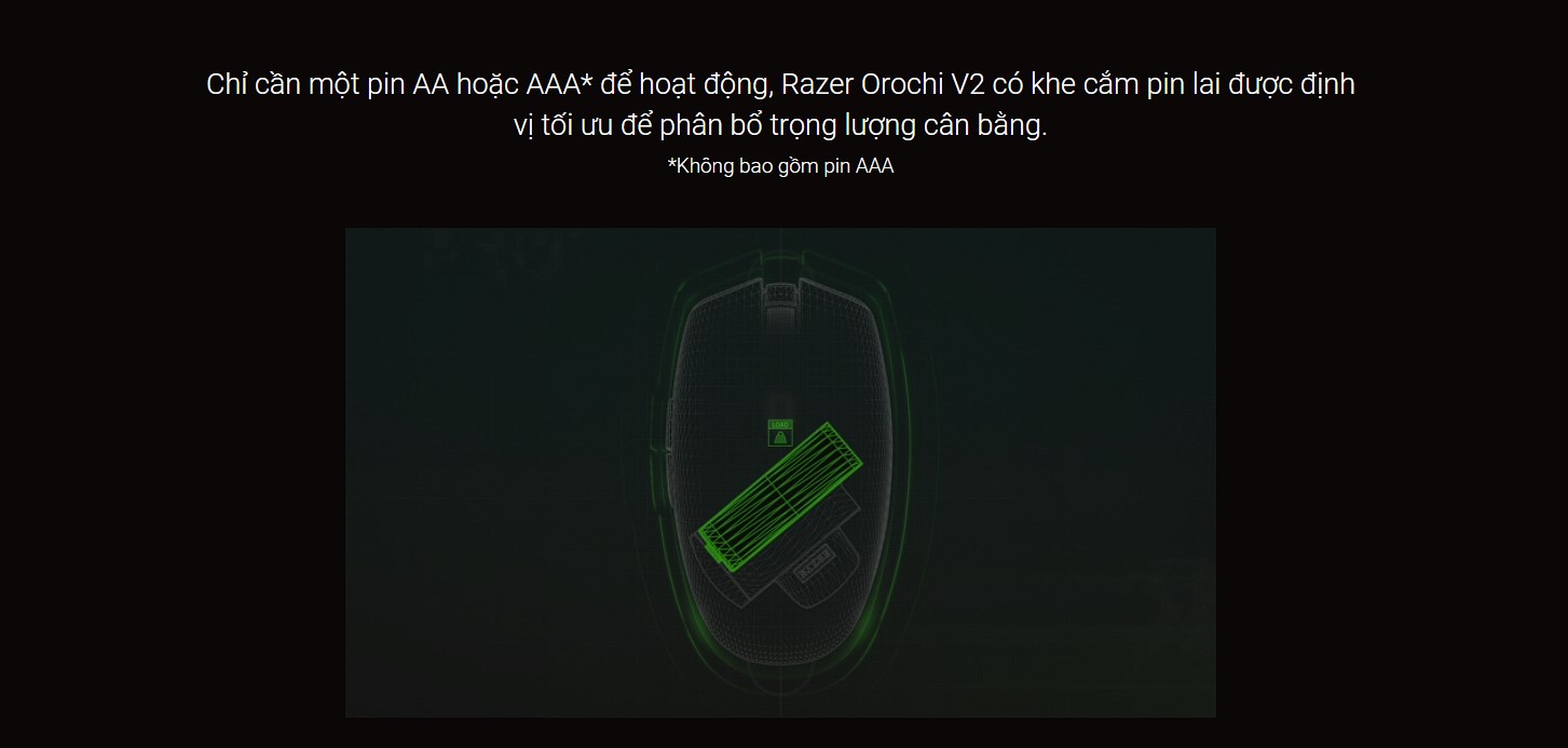 Chuột không dây Razer Orochi V2 - White Edition _ RZ01-03730400-R3A1