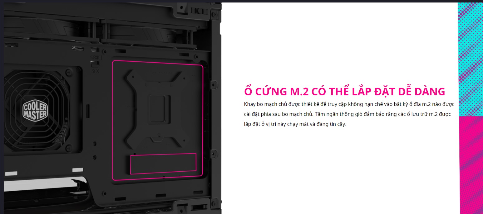 Vỏ case Cooler Master MasterBox NR200P MAX   ( Mini ITX Tower/Màu Đen/ PCIe Gen4, SFX 850W, AIO 280mm LGA1700) 