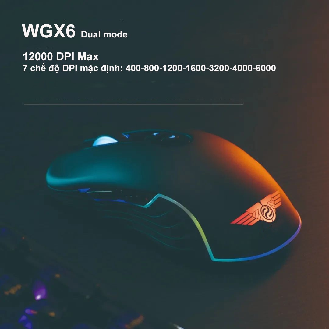 Chuột Gaming không dây Newmen WGX6