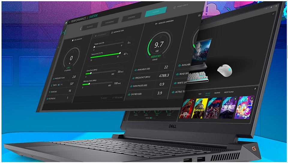 Laptop Dell G15 5530 (i7H165W11GR4060) (i7 13650HX/16GB RAM/512GB SSD/RTX4060 8G/15.6 inch FHD 165Hz 100% sRGB/Win11/OfficeHS21/Xám đen) ảnh 5