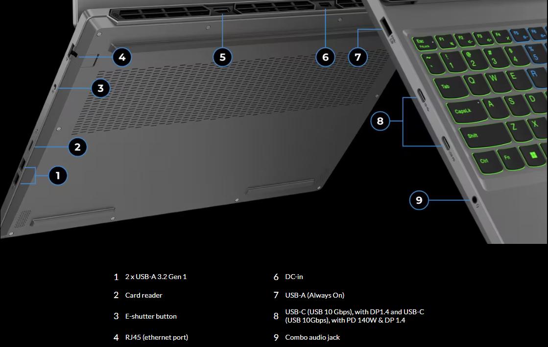 Laptop Lenovo Legion 5 16IRX9 (83DG004YVN) (i7 14650HX/16GB RAM/512GB SSD/16 WQXGA 165hz/RTX 4060 8G/Win11/Xám)