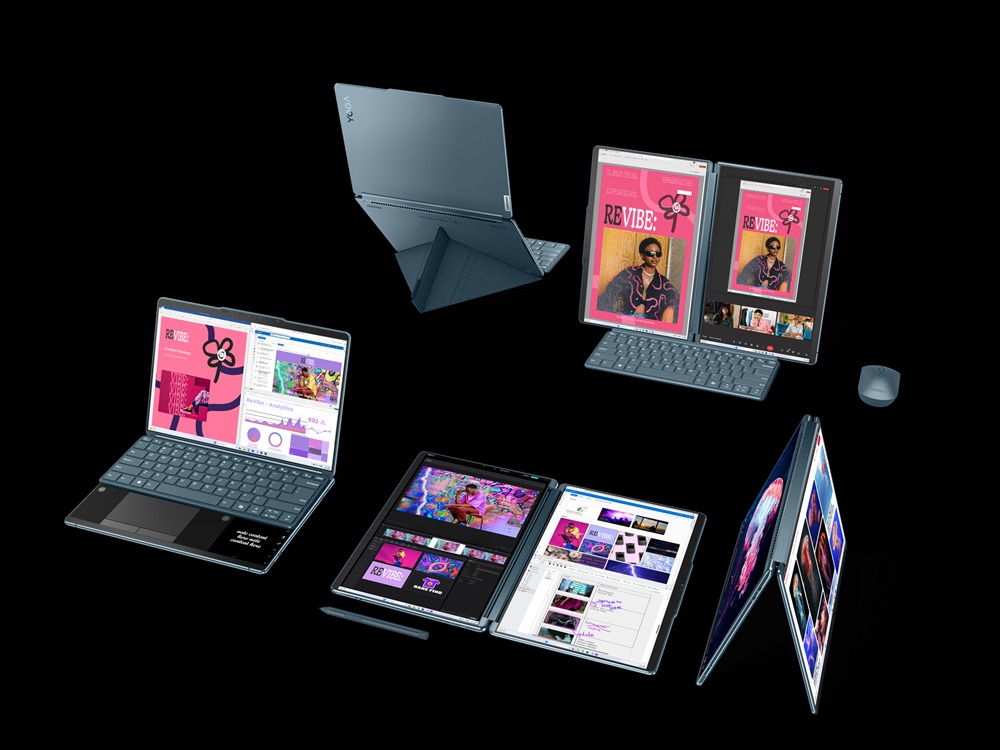 Laptop Lenovo Yoga Book 9 13IMU9 (83FF001SVN) (Ultra7 155H/32GB RAM/1TB SSD/13.3 2.8K Cảm ứng/Win11/Office H&S/Xanh)