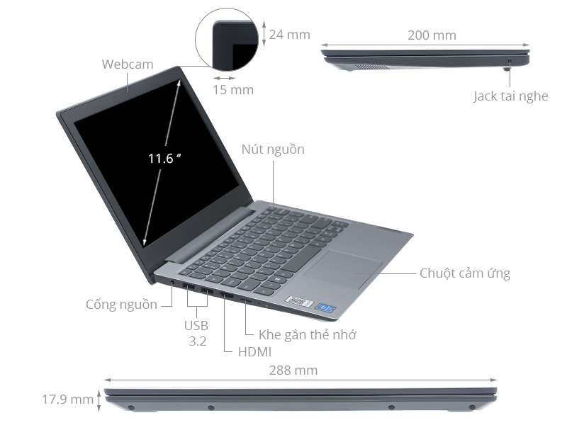 Laptop Lenovo IdeaPad 1 11IGL05 