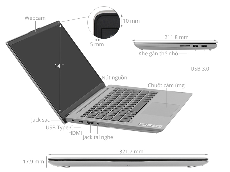 Laptop Lenovo IdeaPad Slim 5 Pro 14