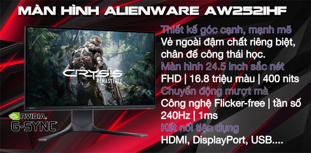 Màn hình game Dell Alienware AW2521HF  1