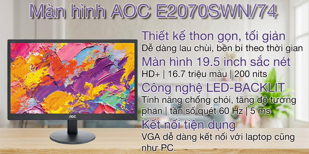 Màn hình AOC E2070SWN/74 1