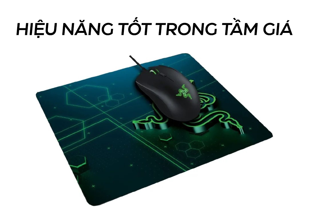 Bộ Chuột Pad game Razer Abyssus Lite - Goliathus Mobile Construct (USB/RGB) (RZ83-02730100-B3M1)