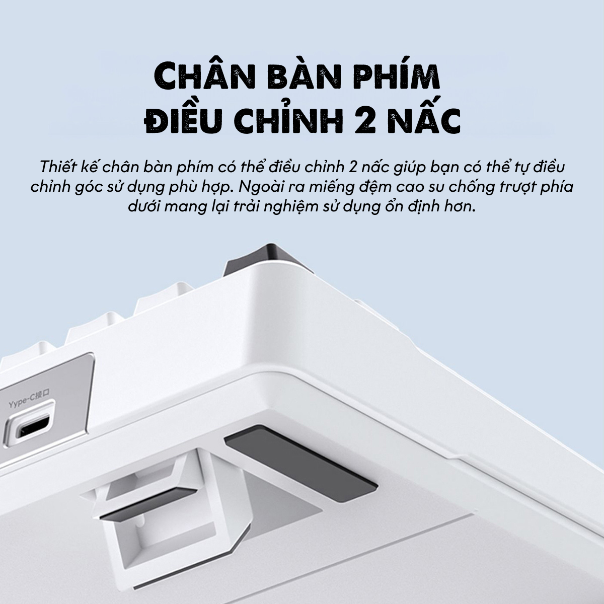 Bàn phím cơ AULA F99 3 mode (Xanh dương/Trắng/Tím) 13