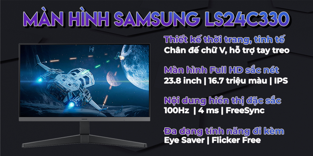 Màn hình Samsung LS24C330GAEXXV