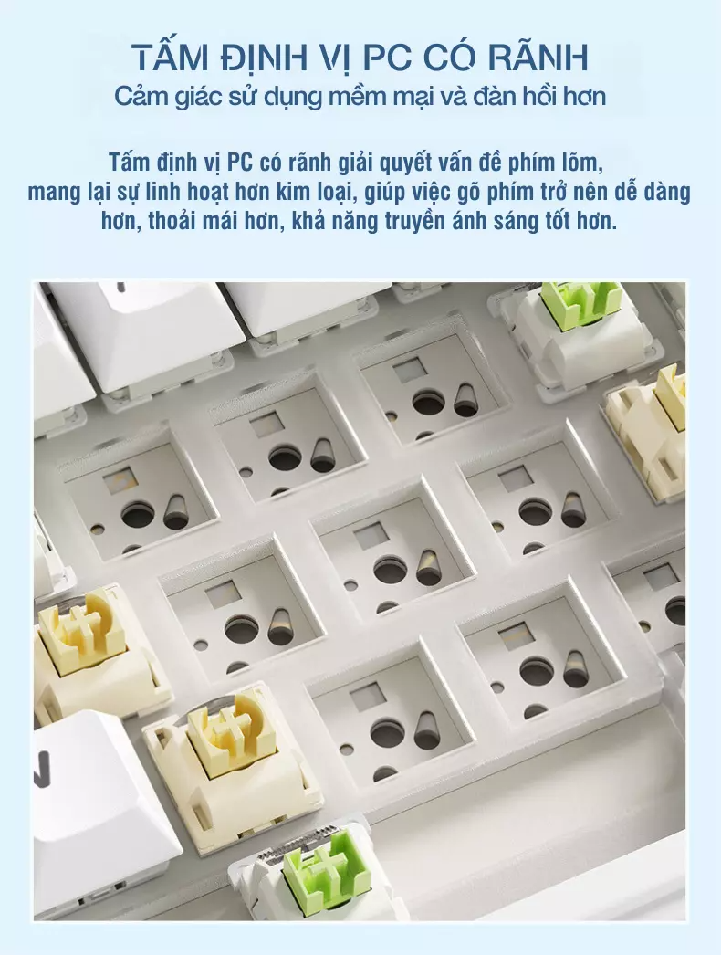 Bàn phím cơ gaming AULA F75/F75 Pro 6