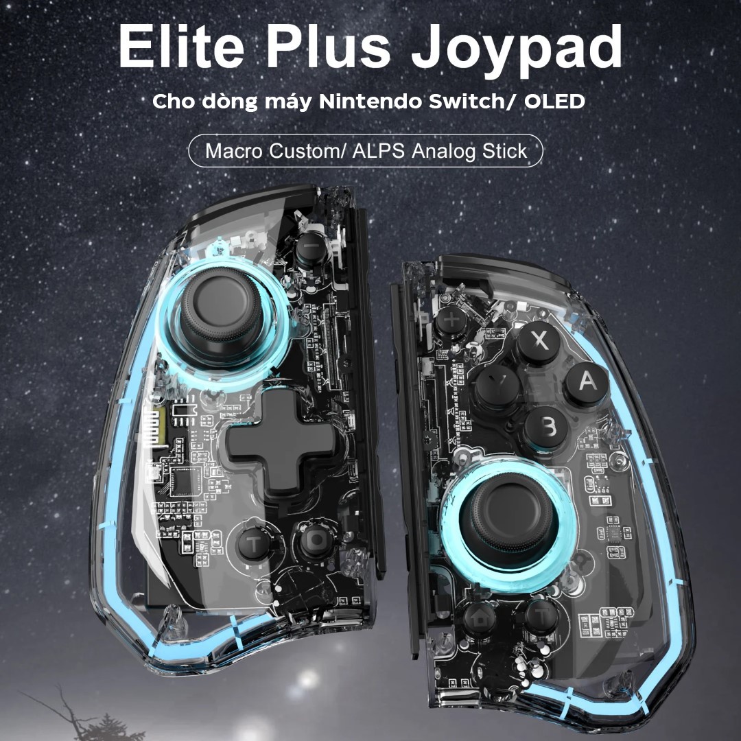 Tay cầm chơi game không dây IINE Elite-Plus Joypad No Drifting