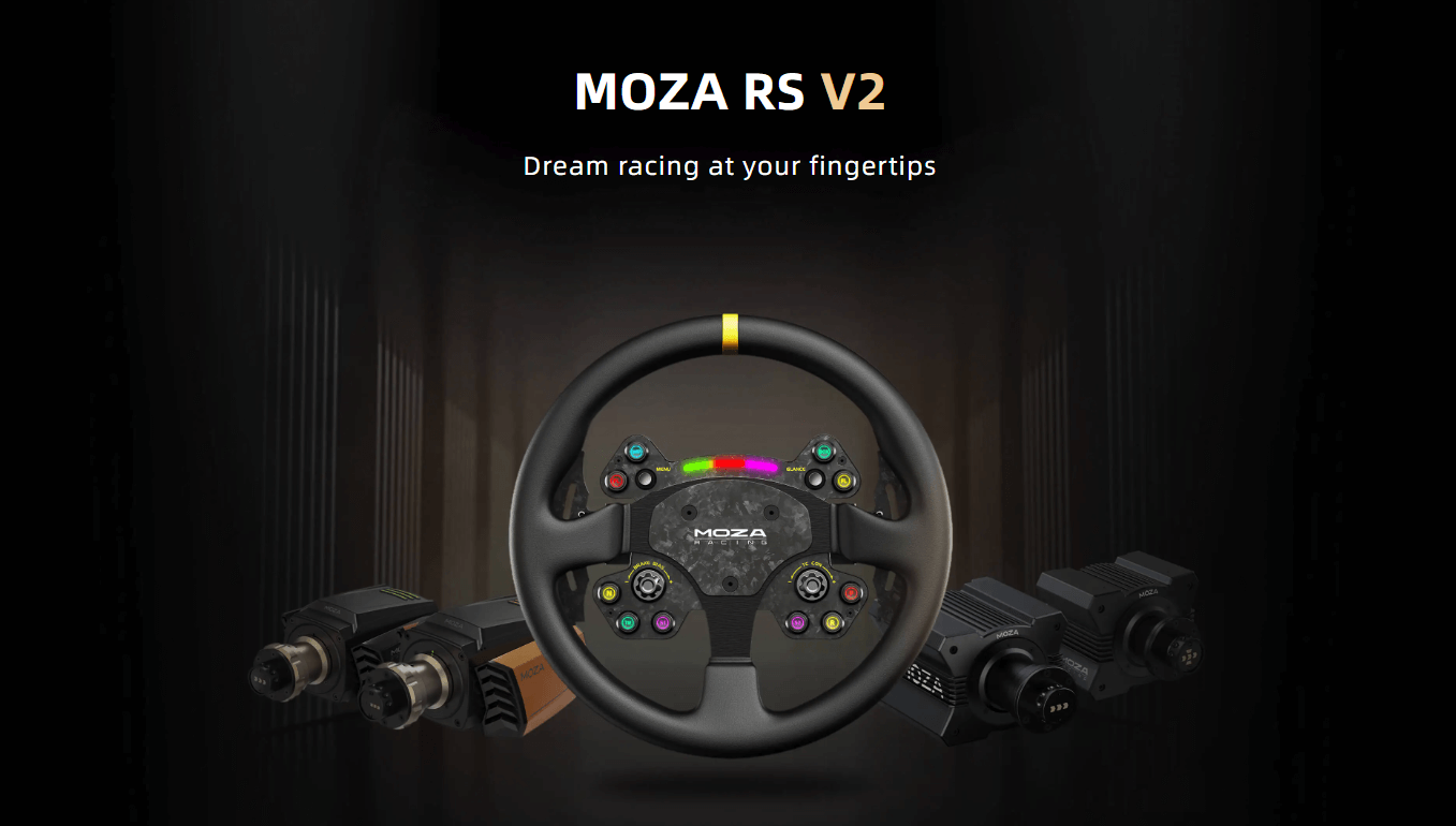 Vô lăng Moza RS V2 Steering Wheel  1