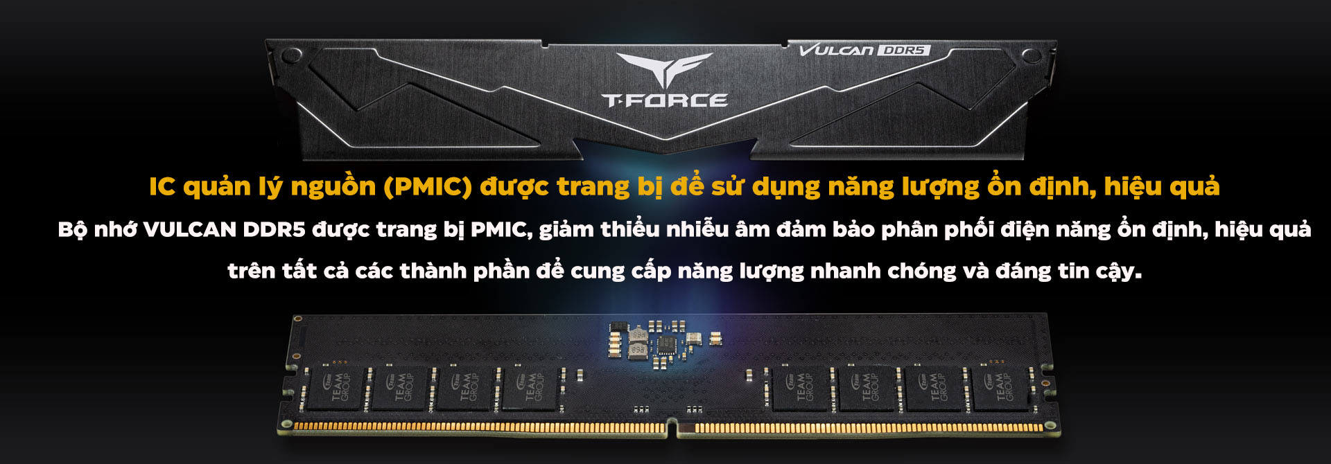 RAM Desktop TEAMGROUP VULCAN (FLRD532G5200HC40CDC01) 32GB (2x16GB) DDR5 5200MHz