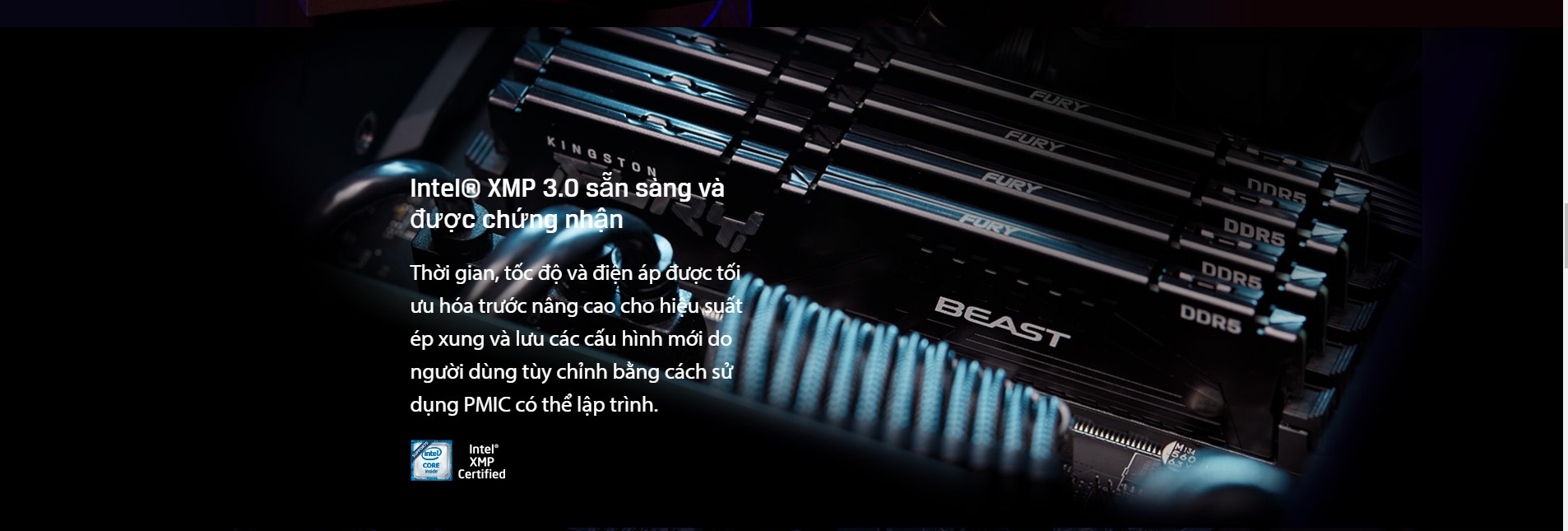 Ram Desktop Kingston Fury Beast DDR5