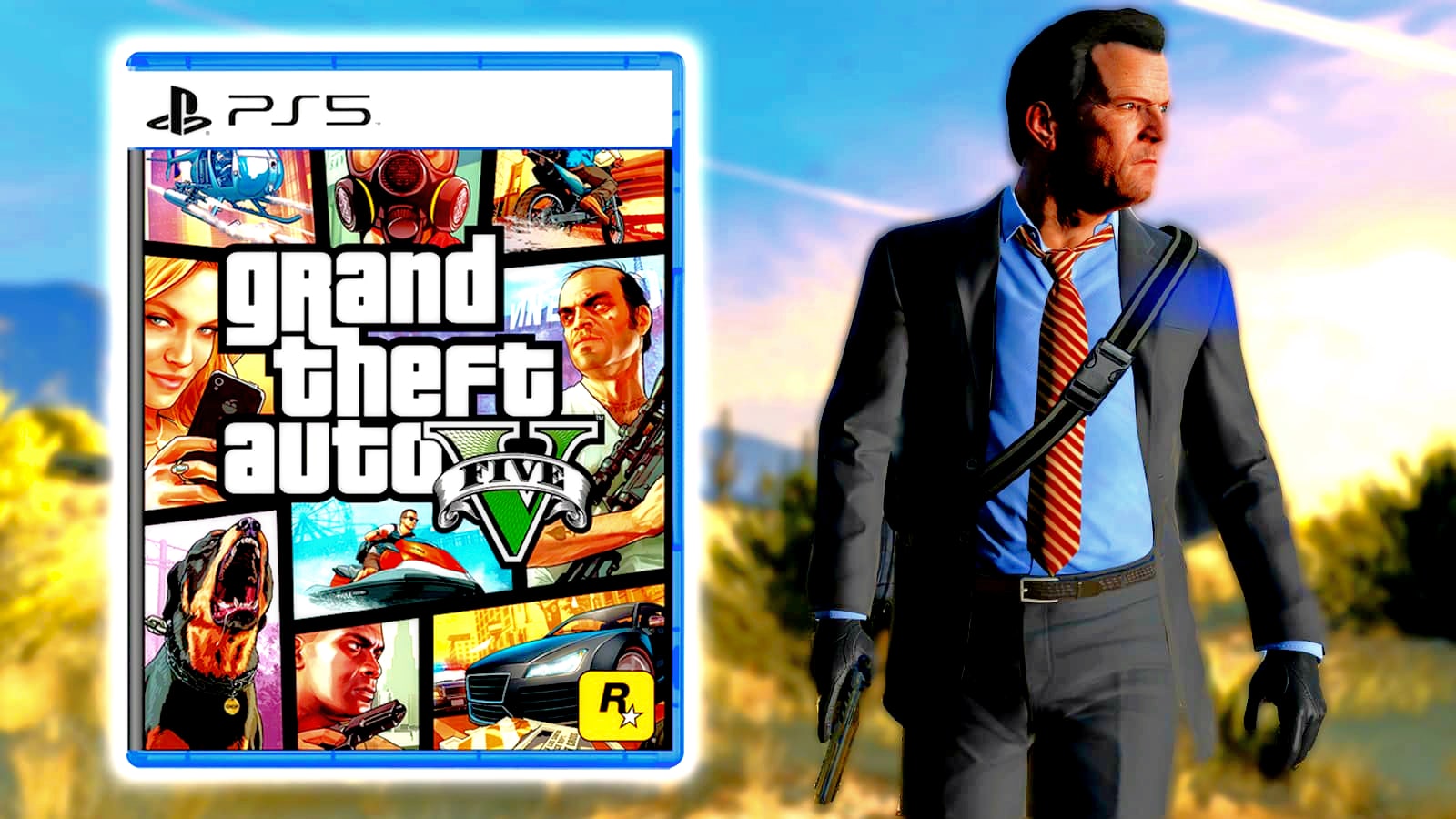 Đĩa game PS5 - Grand Theft Auto 5 - Asia 1