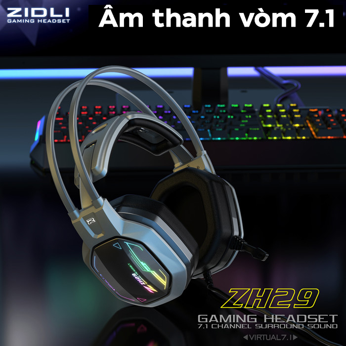 Tai nghe Zidli Fly-wing ZH29 7.1 USB RGB