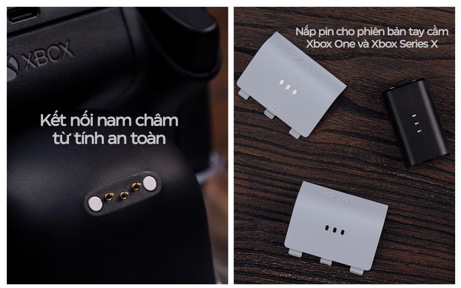 Pin sạc 8BitDo 1100mAh dùng cho tay Xbox One/One S/Series X màu trắng