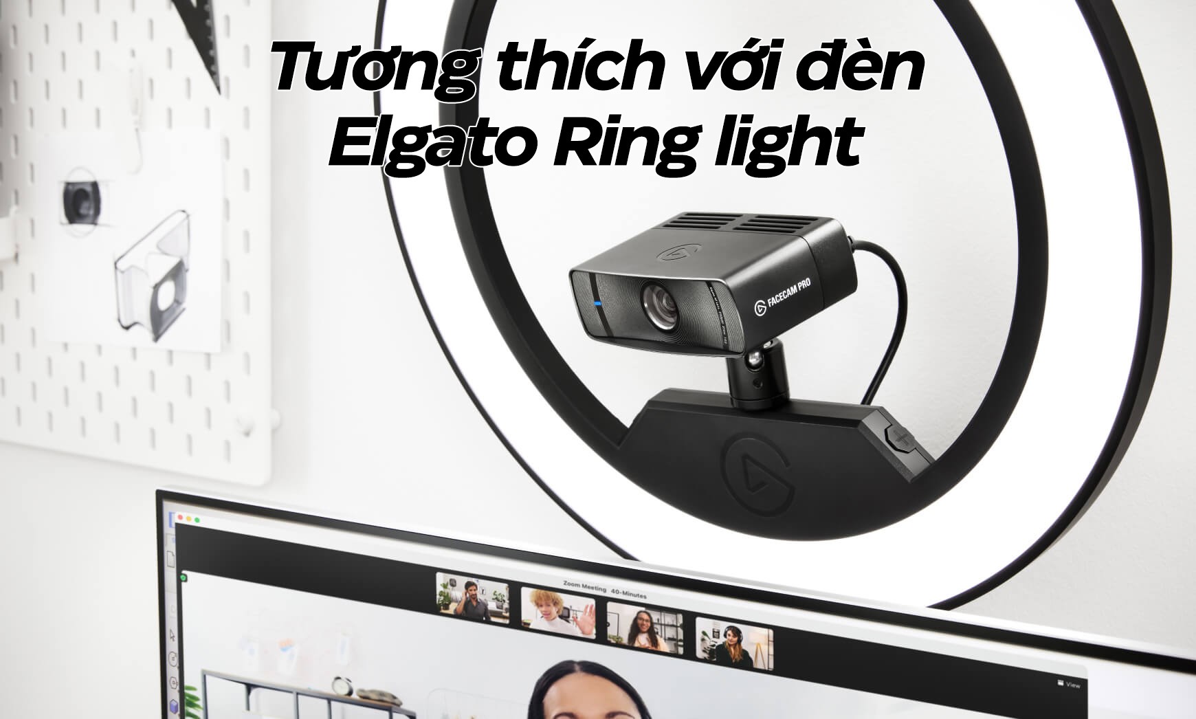 Thiết bị truyền hình ảnh Elgato Facecam Pro (10WAB9901)