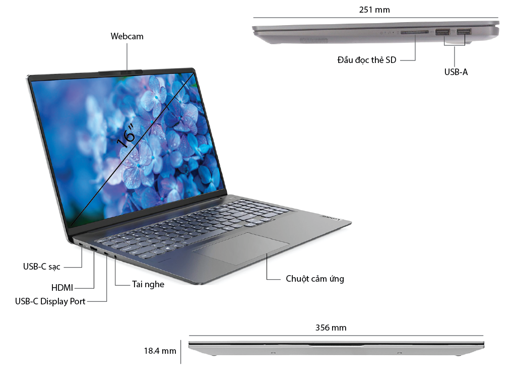 Laptop Lenovo IdeaPad Slim 5 Pro 16ARH7