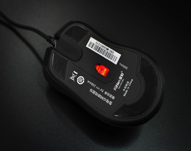 Chuột Fuhlen G90 (USB/Led rainbow/hồng) trang bị mắt cảm biến cao cấp