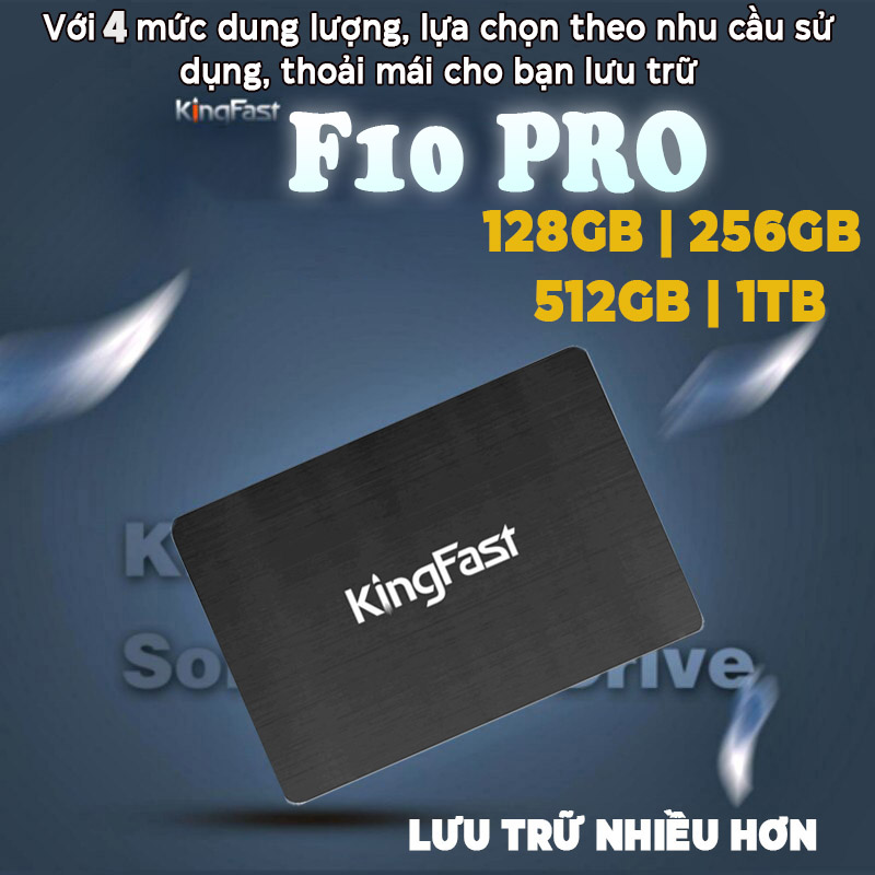 Ổ cứng SSD KINGFAST F10 1TB Sata3 2.5 inch (Đọc 550MB/s - Ghi 500MB/s) - (F10-1TB)