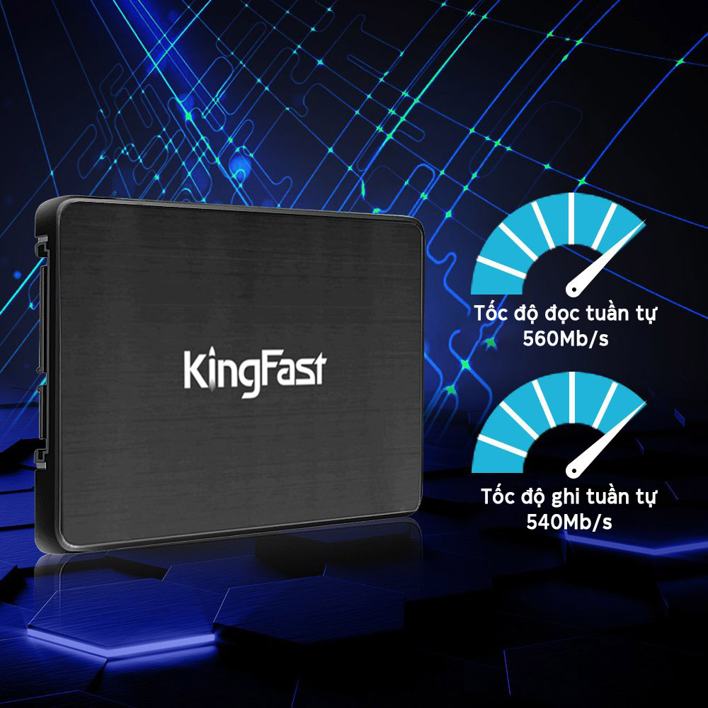 Ổ cứng SSD Kingfast F10 256GB 2.5 inch SATA3 (Đọc 550MB/s - Ghi 500MB/s