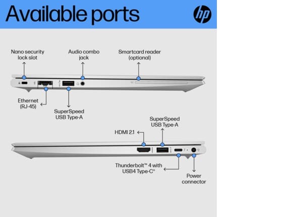 Laptop HP Elitebook 630 G10 (9J0B5PT) (i5 1335U/16GB RAM/512GB SSD/13.3 FHD cảm ứng/Win11/Bạc)5