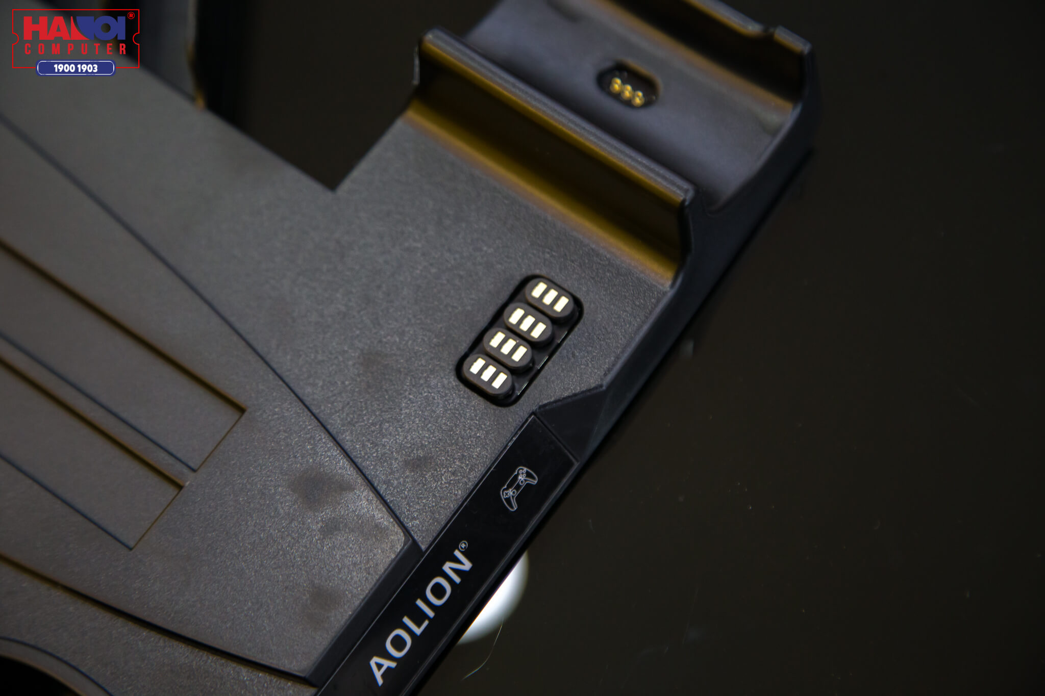 Đế dựng đa năng AoLion cho PS5 đi kèm adapter sạc type-C cho tay cầm