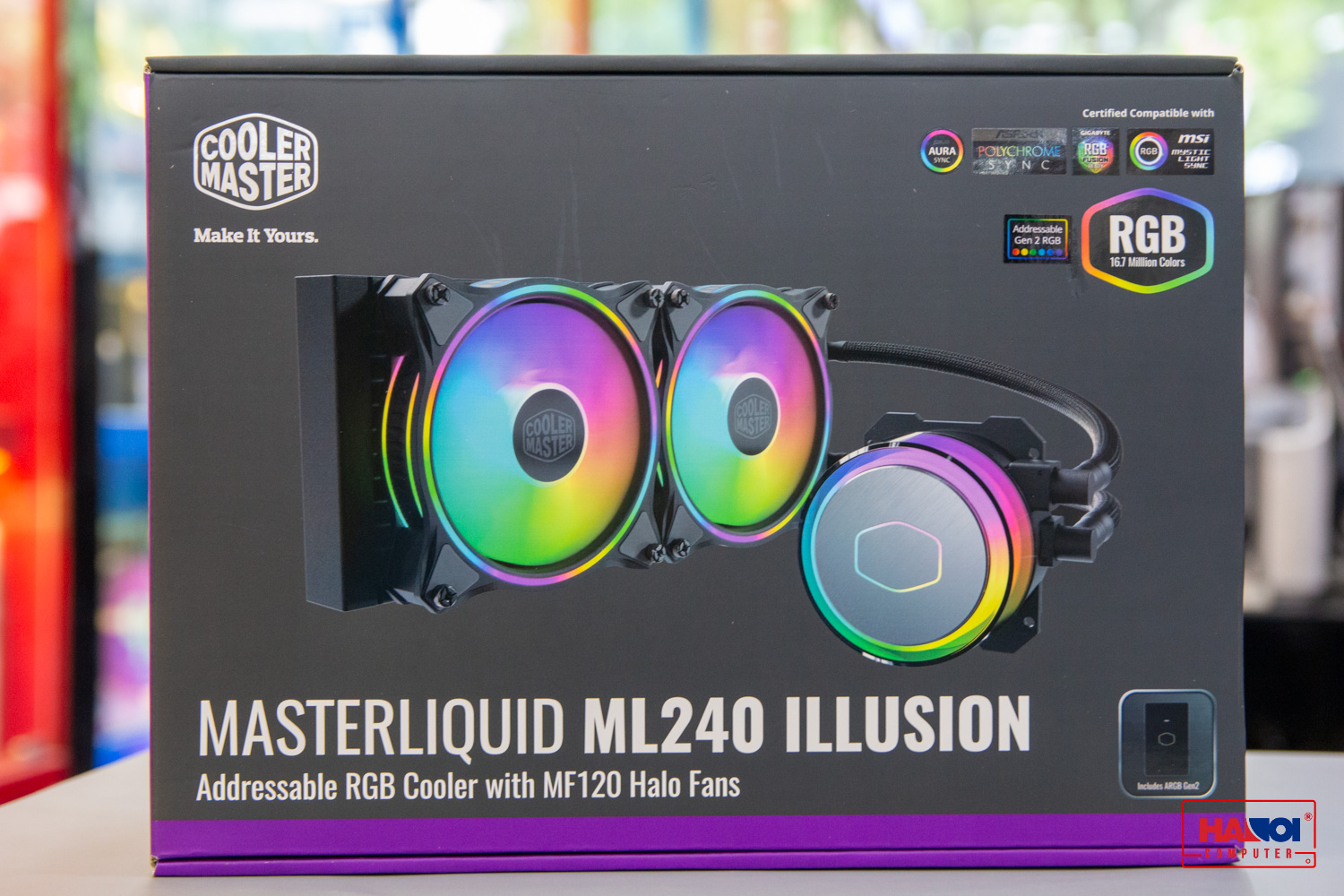 Tản nhiệt nước CPU Cooler Master MasterLiquid ML240 ILLUSION ARGB Gen2 