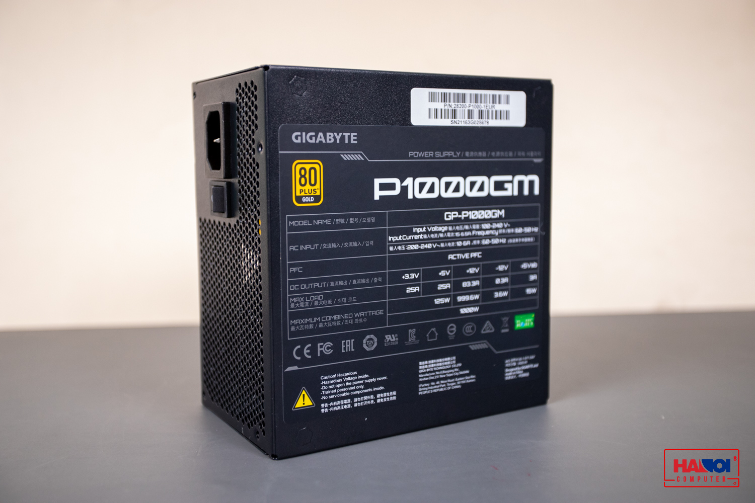 Nguồn Gigabyte GP- P1000GM 1000W (80 Plus Gold/Full Modular/Màu Đen) giới thiệu 4