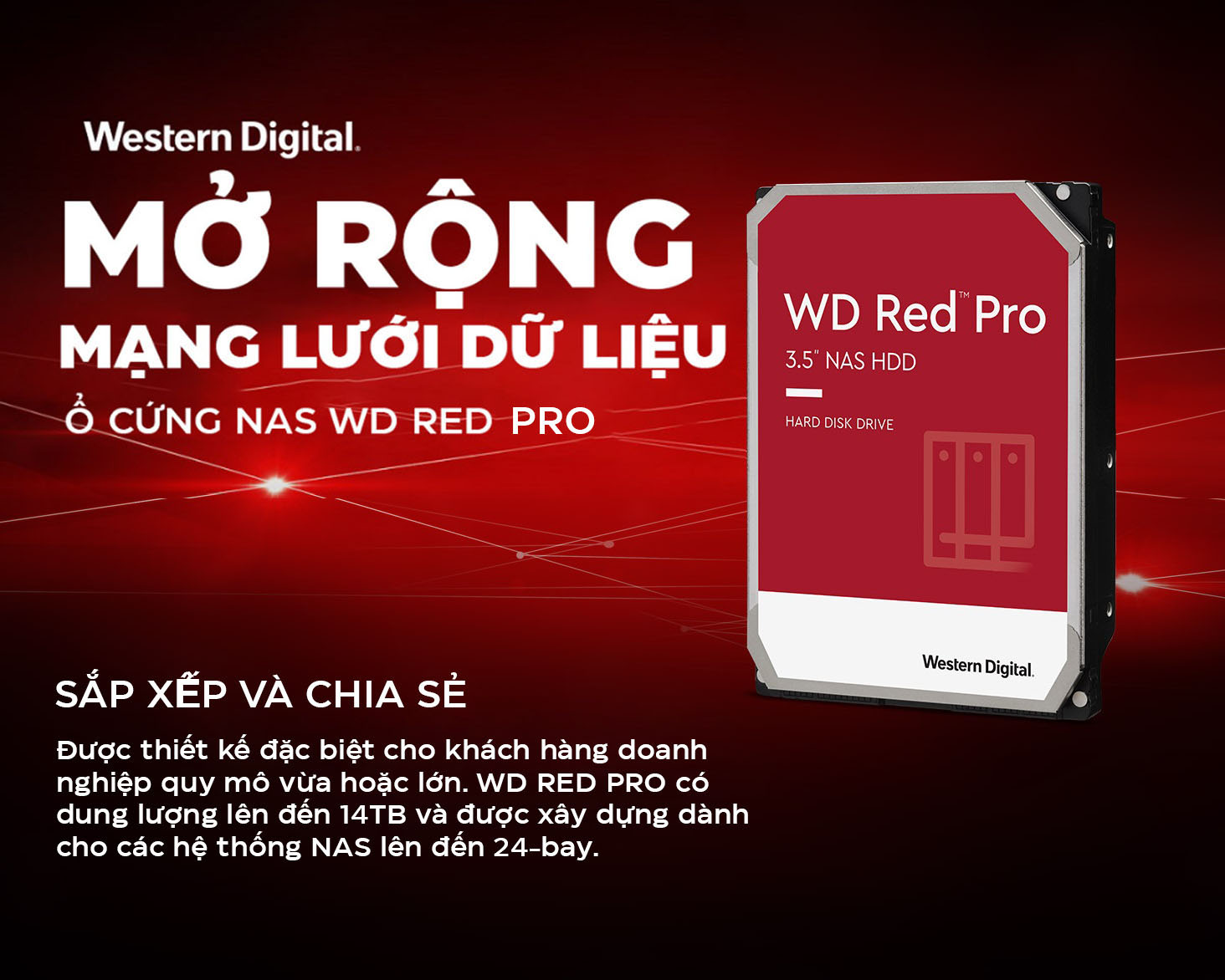 Ổ cứng HDD WD  Red Pro 3.5 inch